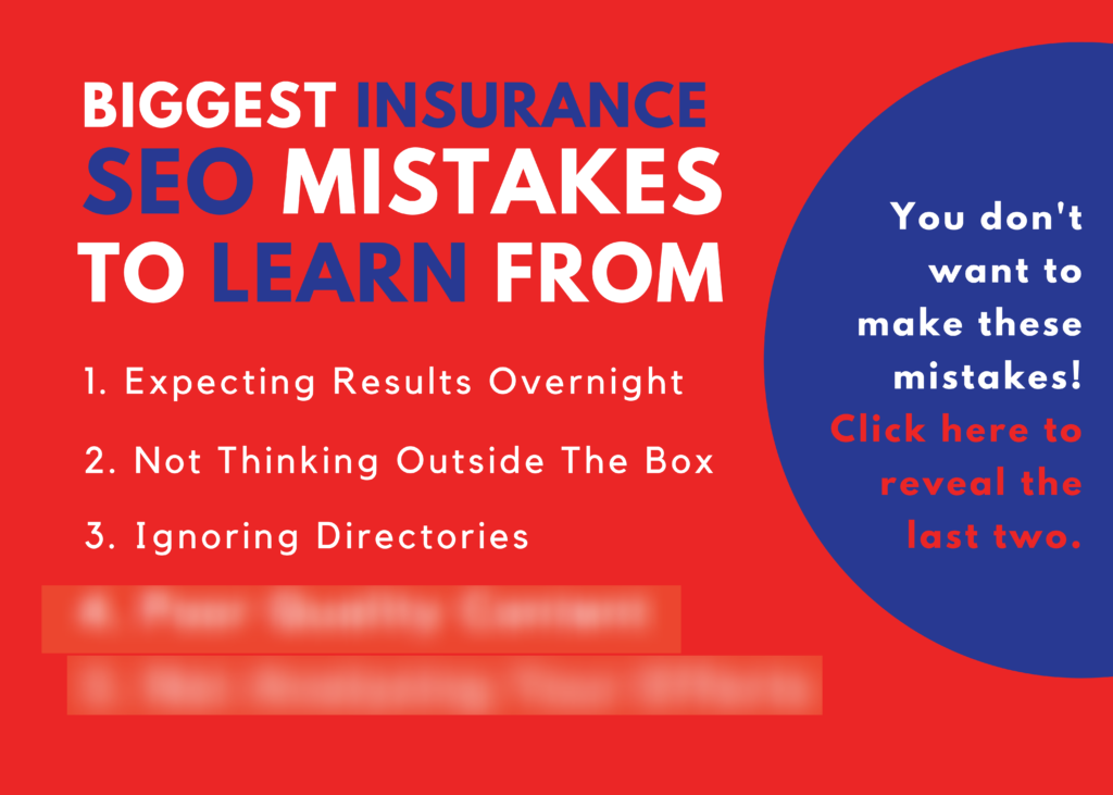 biggest insurance seo mistakes reveal the last two by clicking this linked image