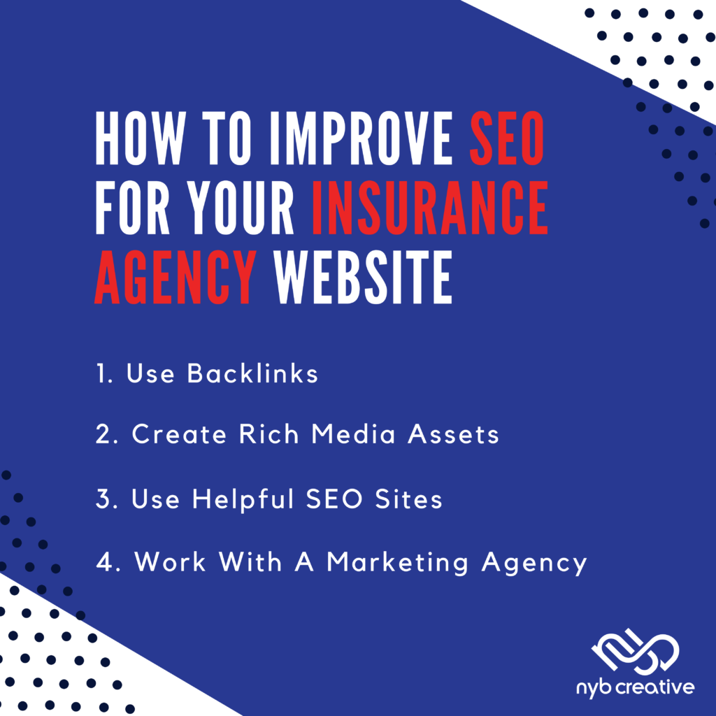 Numbered reasons which are mentioned below of How to improve SEO for your insurance agency website